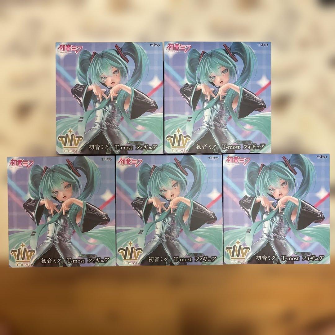 初音ミク T-most フィギュア 5個セット未使用