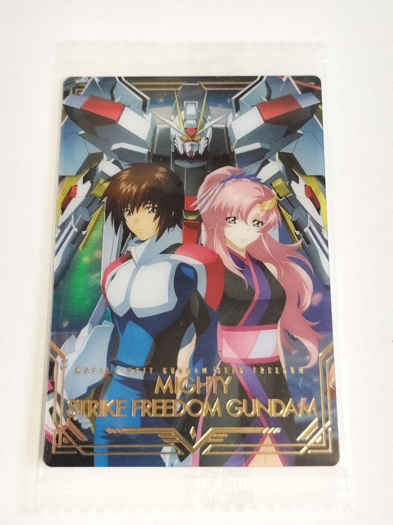 ガンダムSEED FREEDOM ウエハース UR キラ＆ラクス＆マイティー