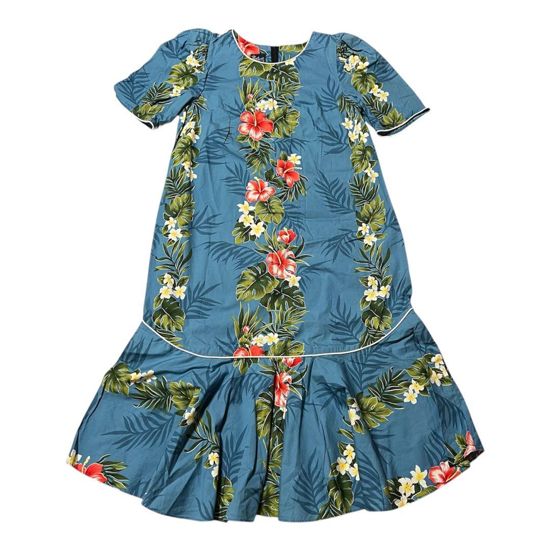 ロイヤルクリエーションズ ハワイアンドレス ワンピース ムームー ハイビスカス