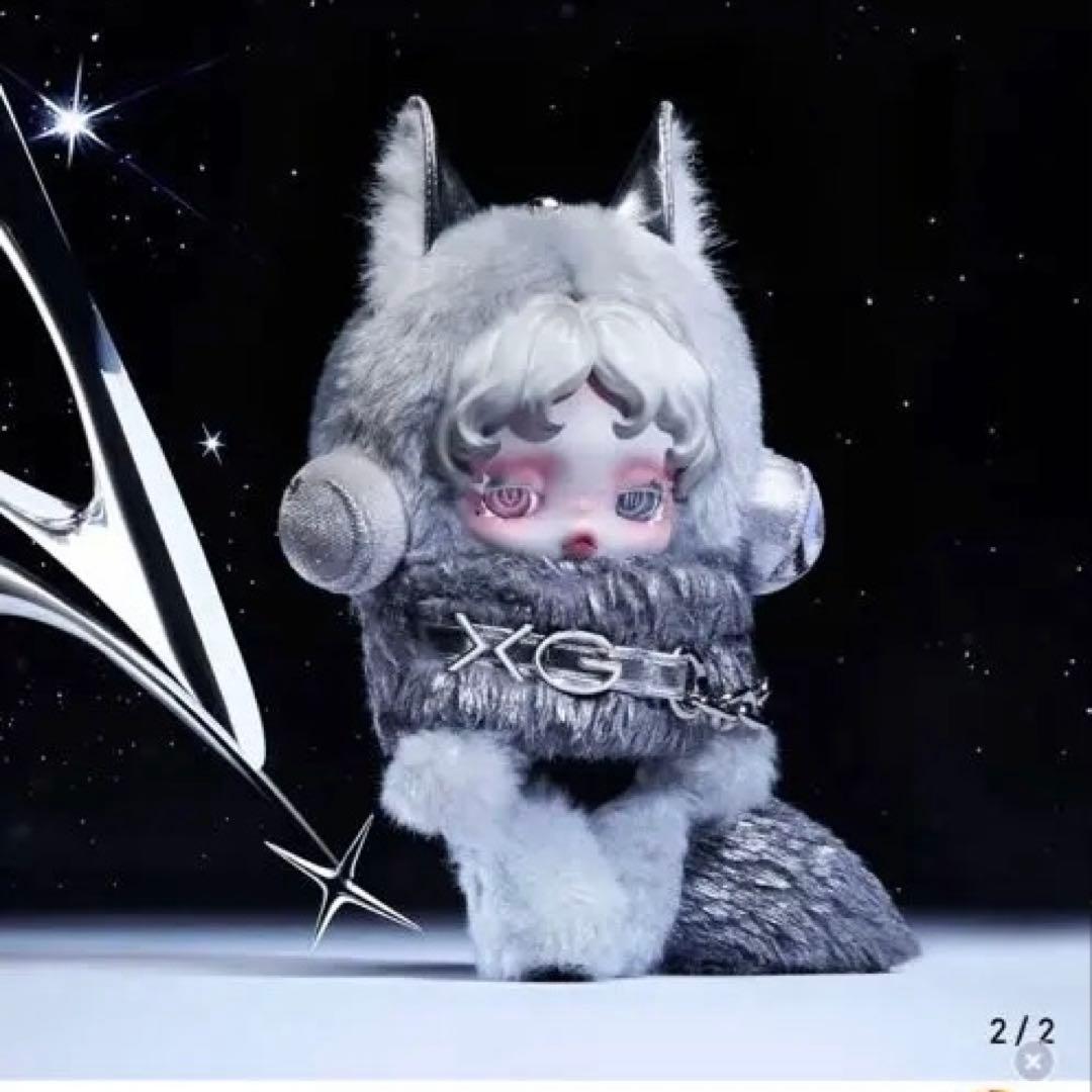 早い者勝ち！大人気入手困難！SKULLPANDA × XG ぬいぐるみペンダントPOP MART;未使用