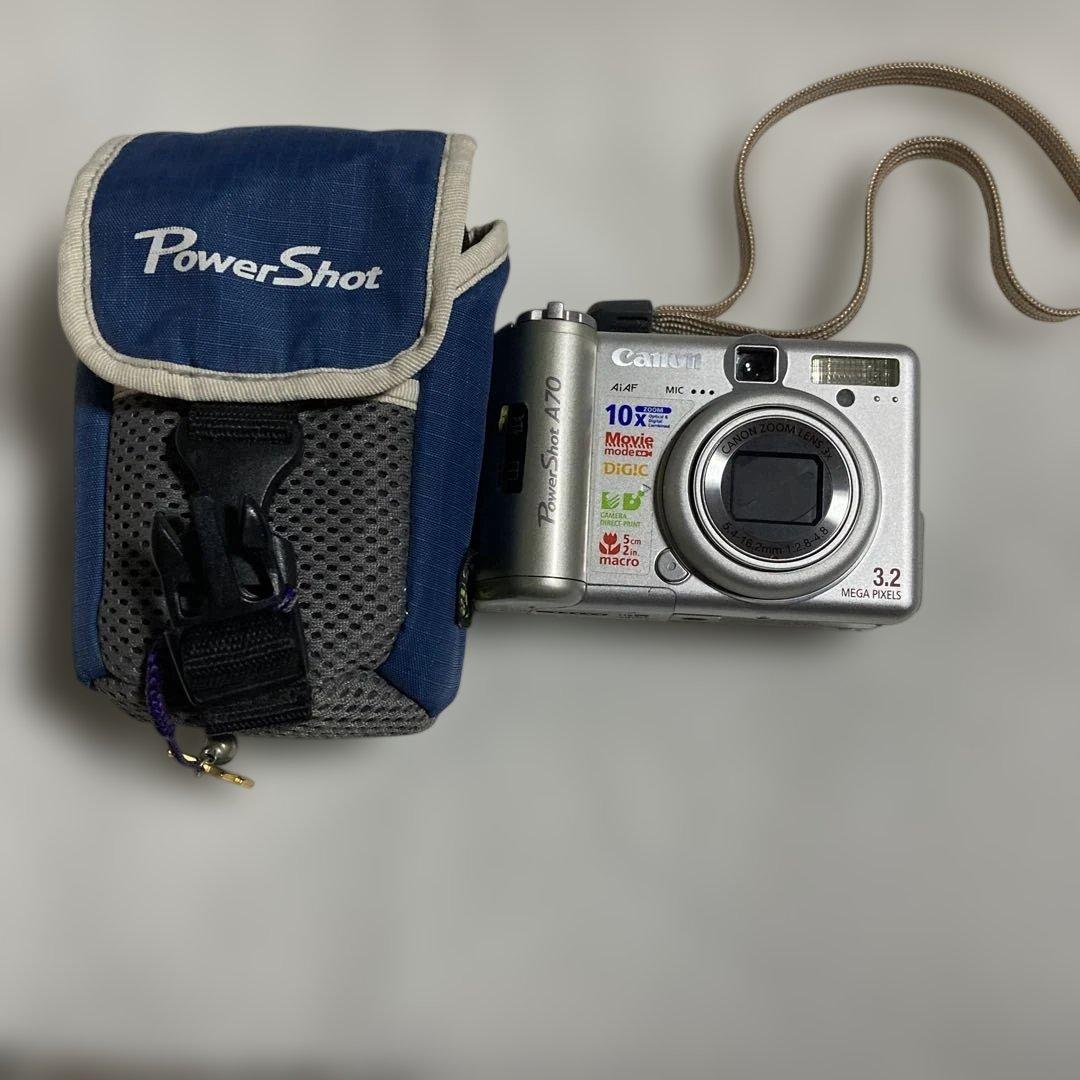 Canon PowerShot A70 コンパクトデジタルカメラ有些许损伤或污渍