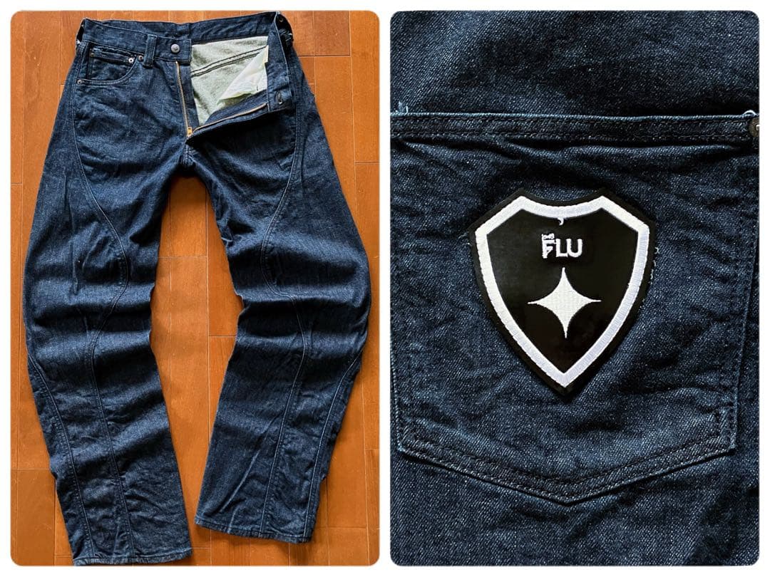 ★美品！Levi's FLU 立体裁断 ストレッチデニム FLB11濃インディゴLevi's;没有明显的损伤或污渍