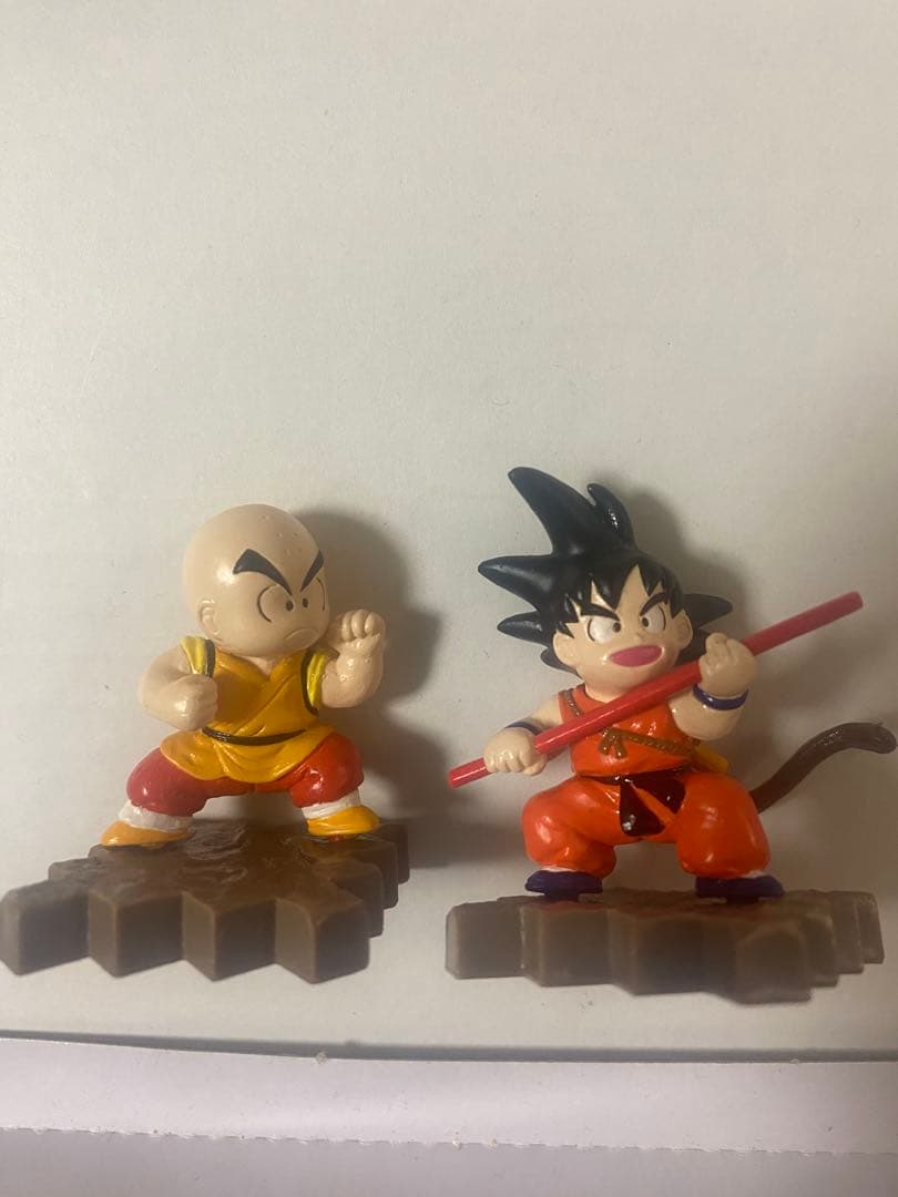 ドラゴンボール　ミニ台座付フィギュア　孫悟空　クリリンセット没有明显的损伤或污渍