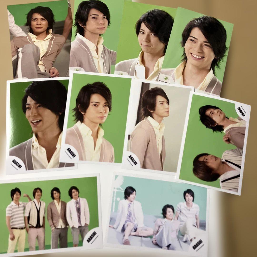 嵐　公式写真⑩枚❣️松本潤さん　One Love ￼❣️
