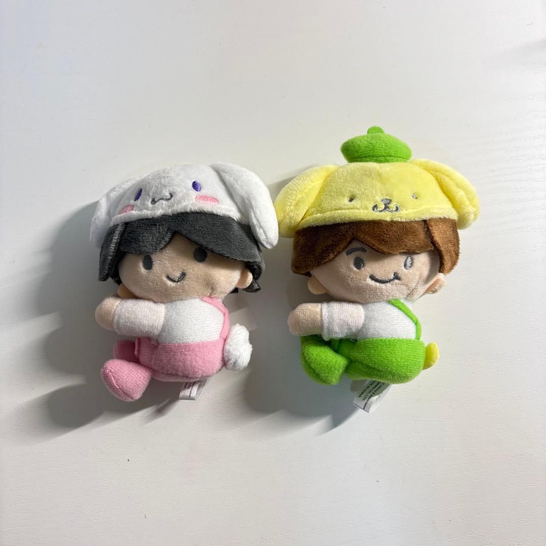 なにわ男子 道枝駿佑 大橋和也 ちびぬい サンリオ　クリップマスコット ローソン没有明显的损伤或污渍