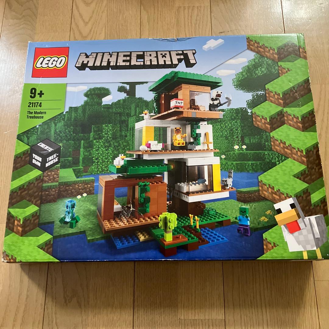 LEGO マインクラフト 21174モダン ツリーハウスLEGO;接近未使用