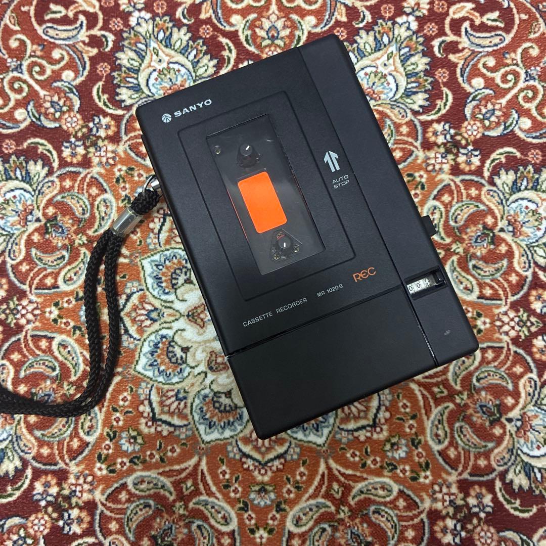 動作品　SANYO MR-1020B カセットレコーダー　カセットプレーヤーSANYO;有些许损伤或污渍
