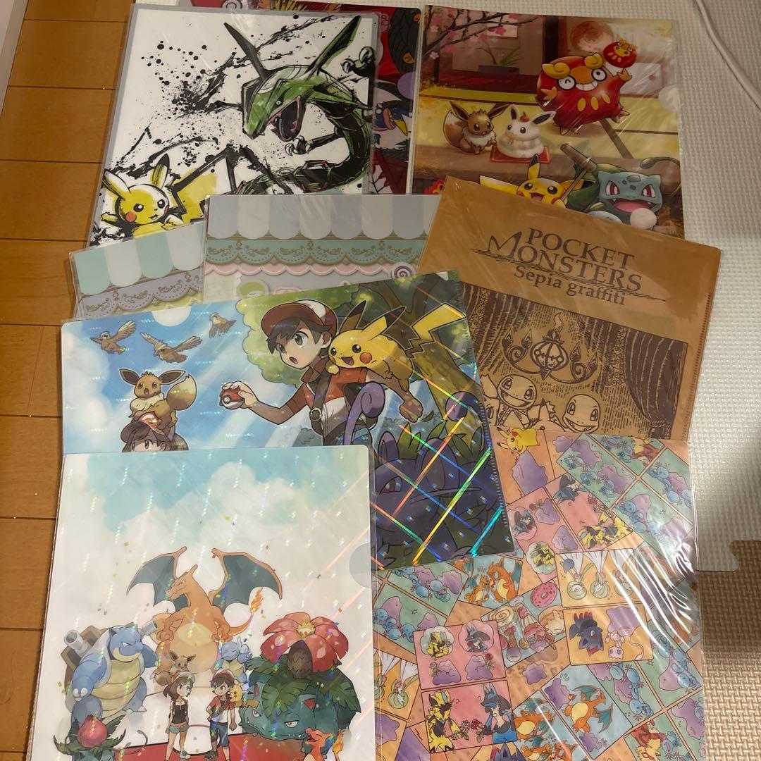 ポケモン クリアファイル まとめ売り未使用