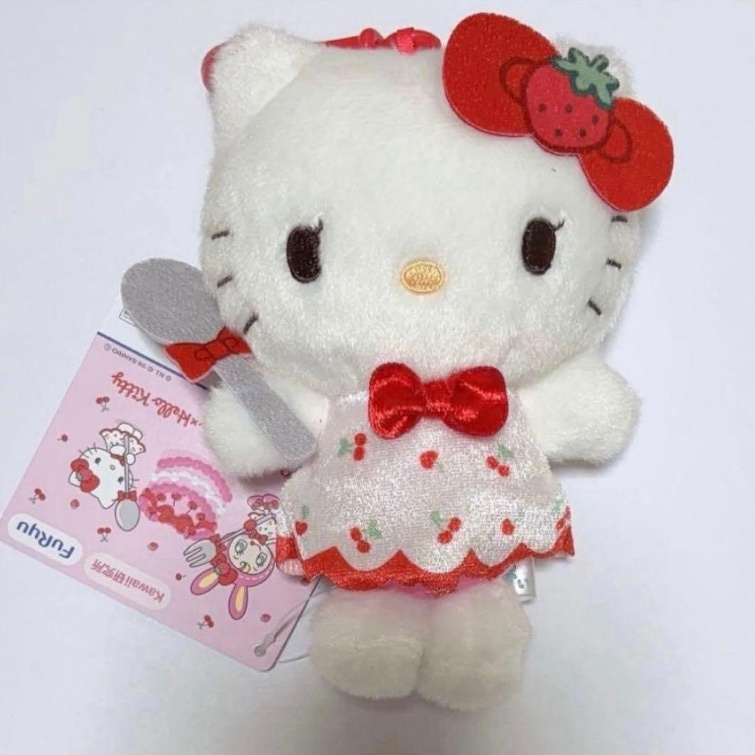 くりっぴぃぬいぐるみ　ストロベリーチェリー　メゾピアノ　ハローキティ　マスコット