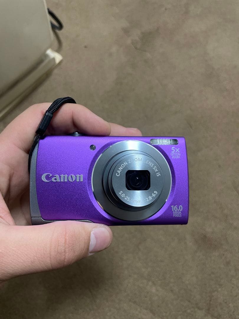 Canon PowerShot A3500 IS パープルCanon;接近未使用