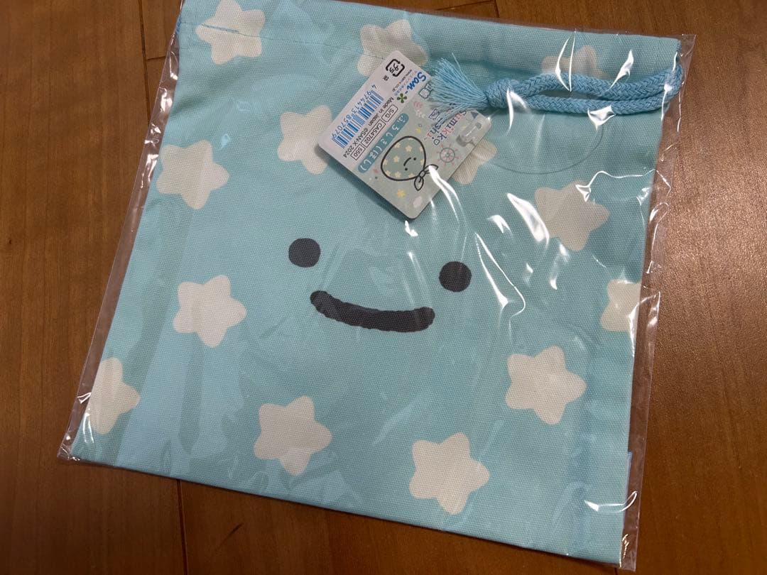 すみっコぐらし　新品　巾着　ふろしき（ほし）san-x;未使用