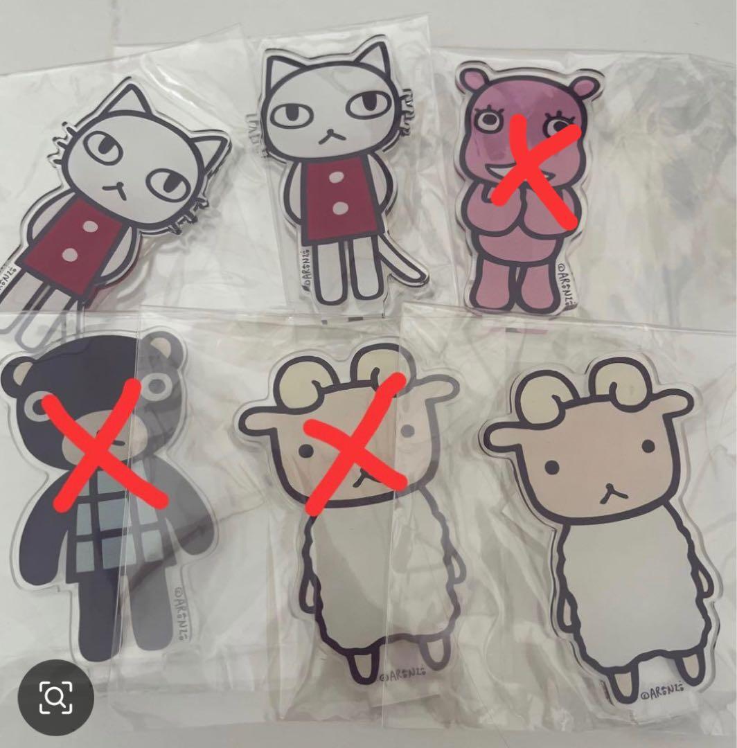 アランジアロンゾ アクリルスタンド　3点まとめ売り