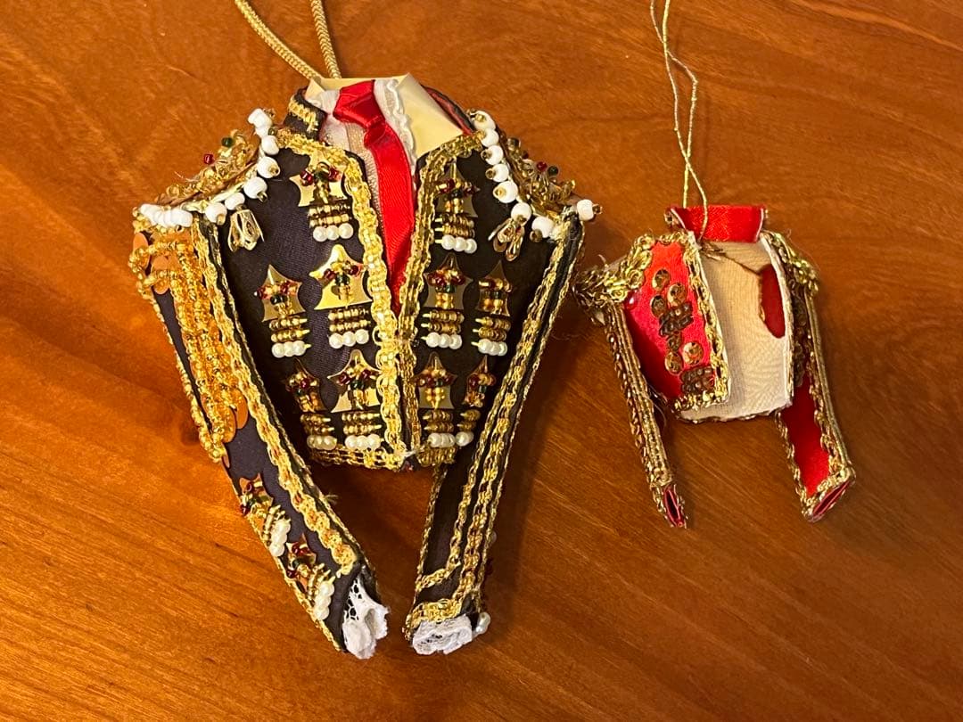 メキシコ 民芸品 飾り物 闘牛士 マタドール 闘牛 トロス有些许损伤或污渍