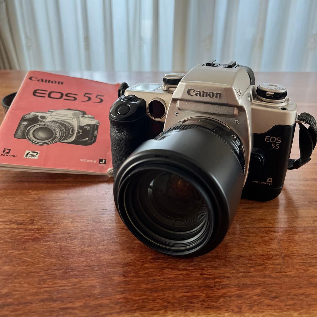 キャノン Canon EOS55 一眼レフ フィルムカメラCanon;有些许损伤或污渍