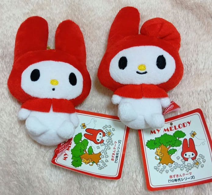 マイメロディ 赤ずきんテーマ ぬいぐるみマスコットセット