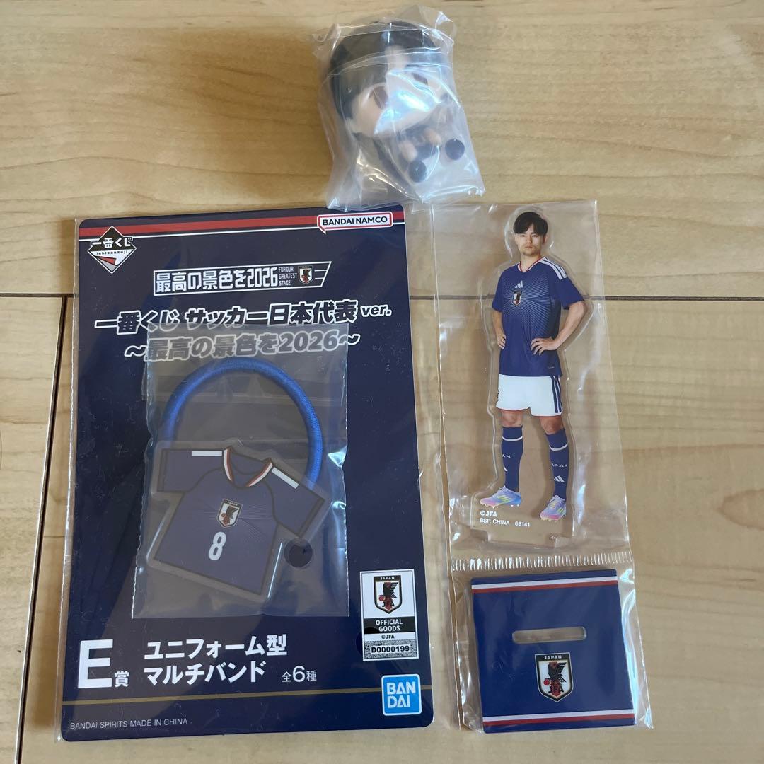 一番くじ サッカー 久保建英 アクリルスタンド ちょこのっこ マルチバンド
