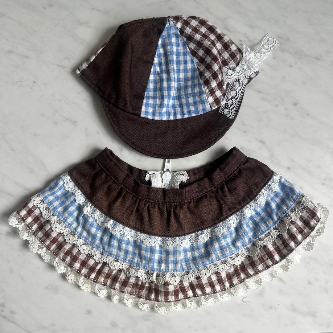 うさもも　着せ替え服　キャップ　スカート