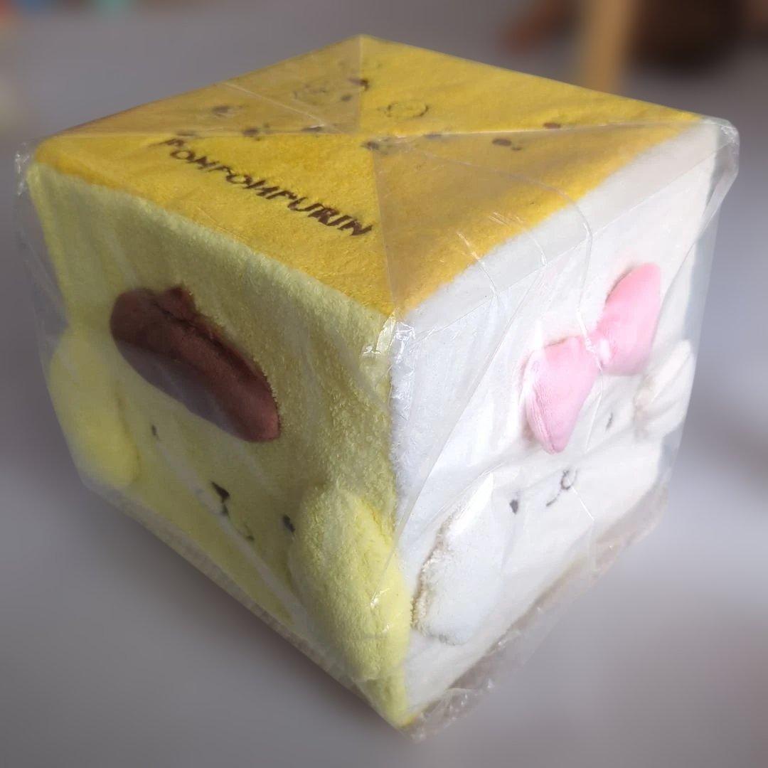ポムポムプリン キューブ型サイコロクッション