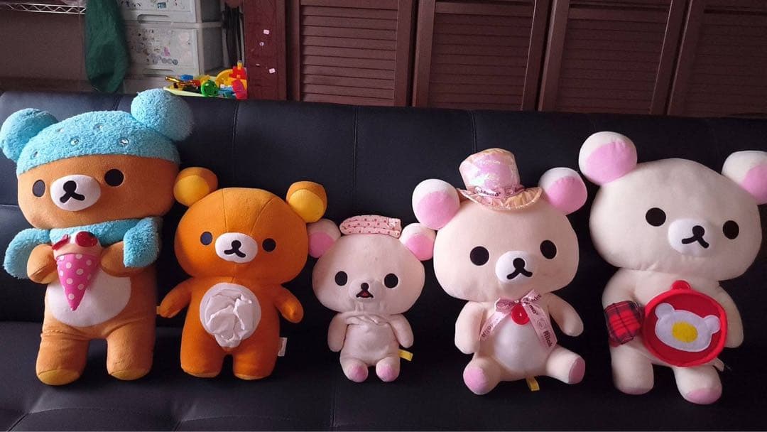 リラックマ ぬいぐるみセット 約30cm有些许损伤或污渍