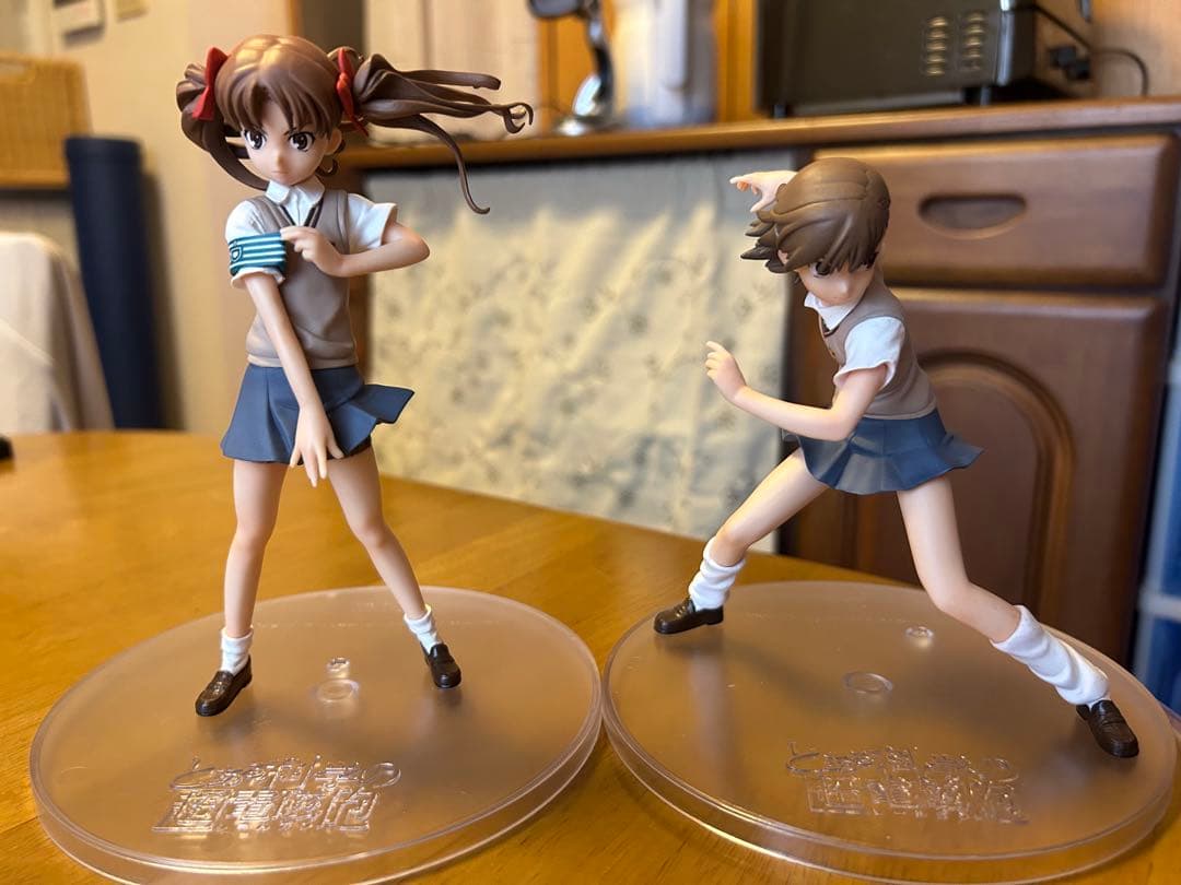 とある科学の超電磁砲　御坂美琴 白井黒子 フィギュア没有明显的损伤或污渍