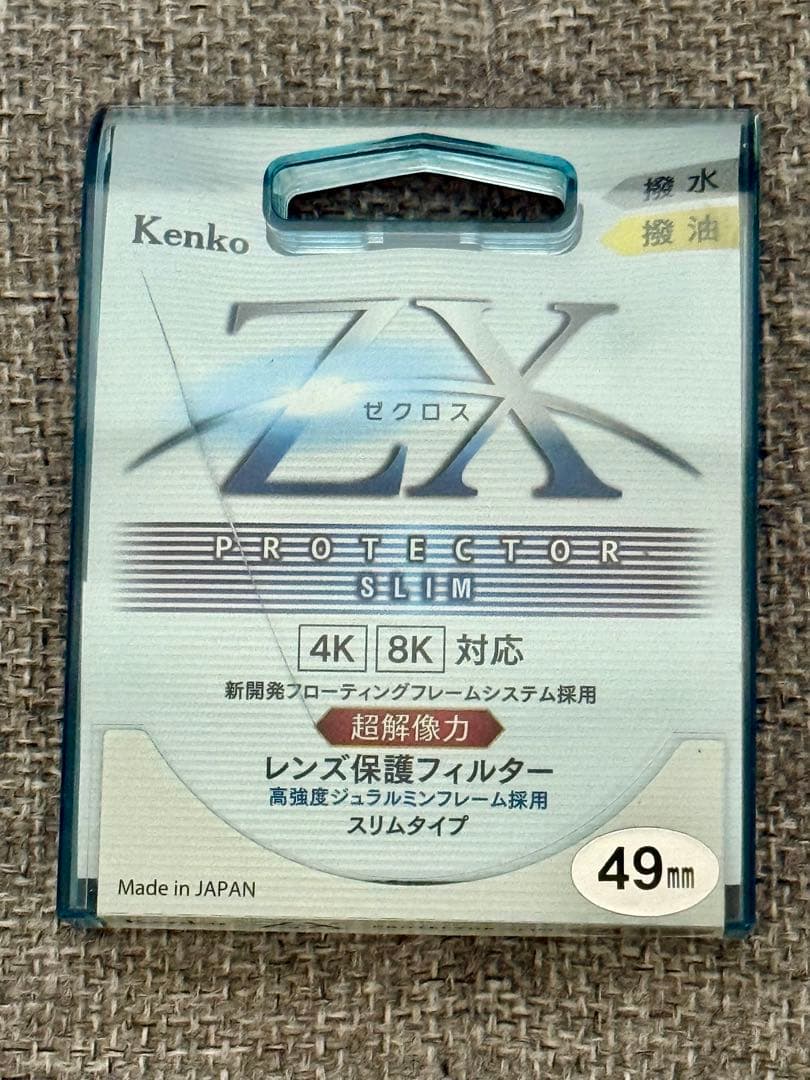 Kenko ZX ゼクロス プロテクター スリム 49mm ケンコー・トキナーKenko;没有明显的损伤或污渍