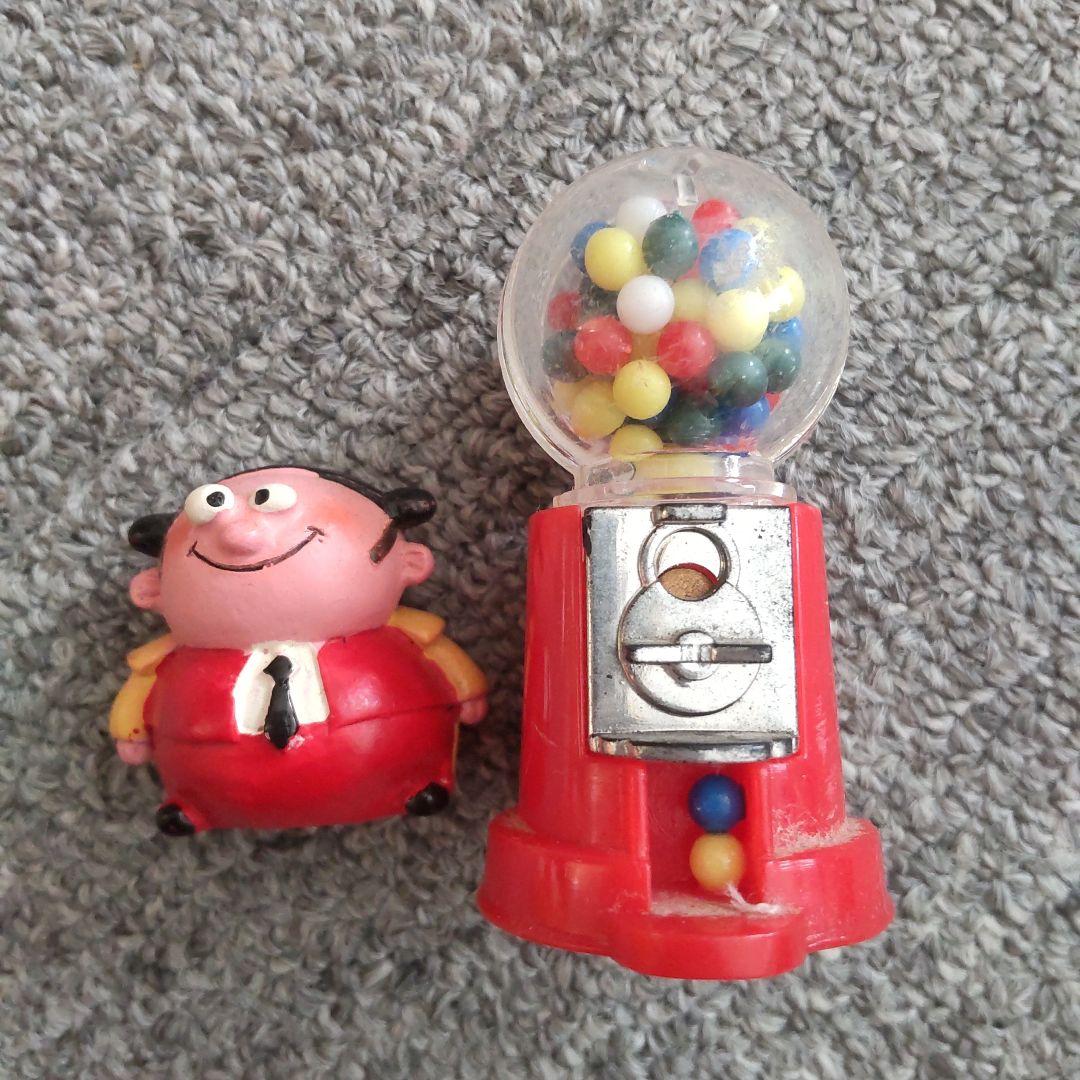 ガムボールマシーン マグネット ミニチュア +可愛いおじさんマグネット