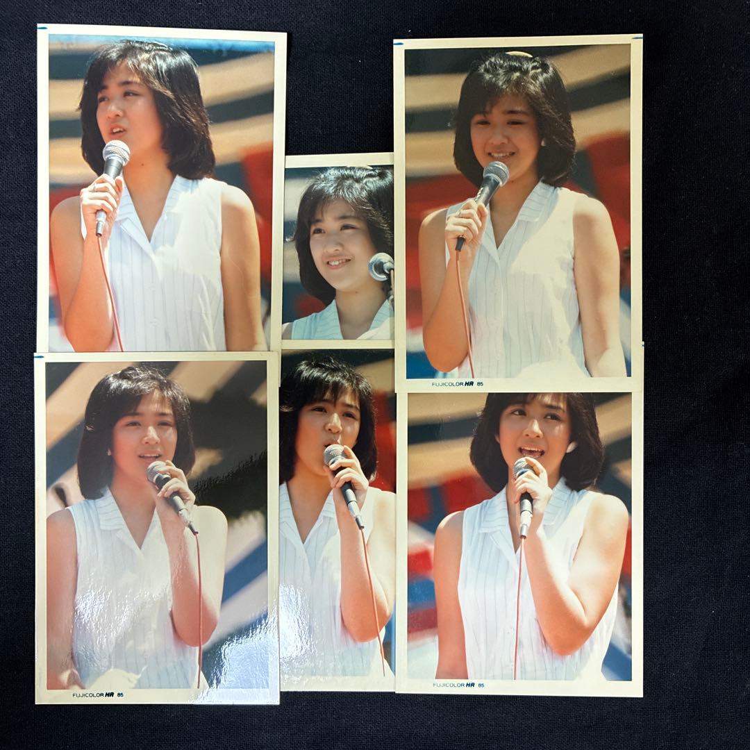 菊池桃子　生写真（当時の物）6枚没有明显的损伤或污渍