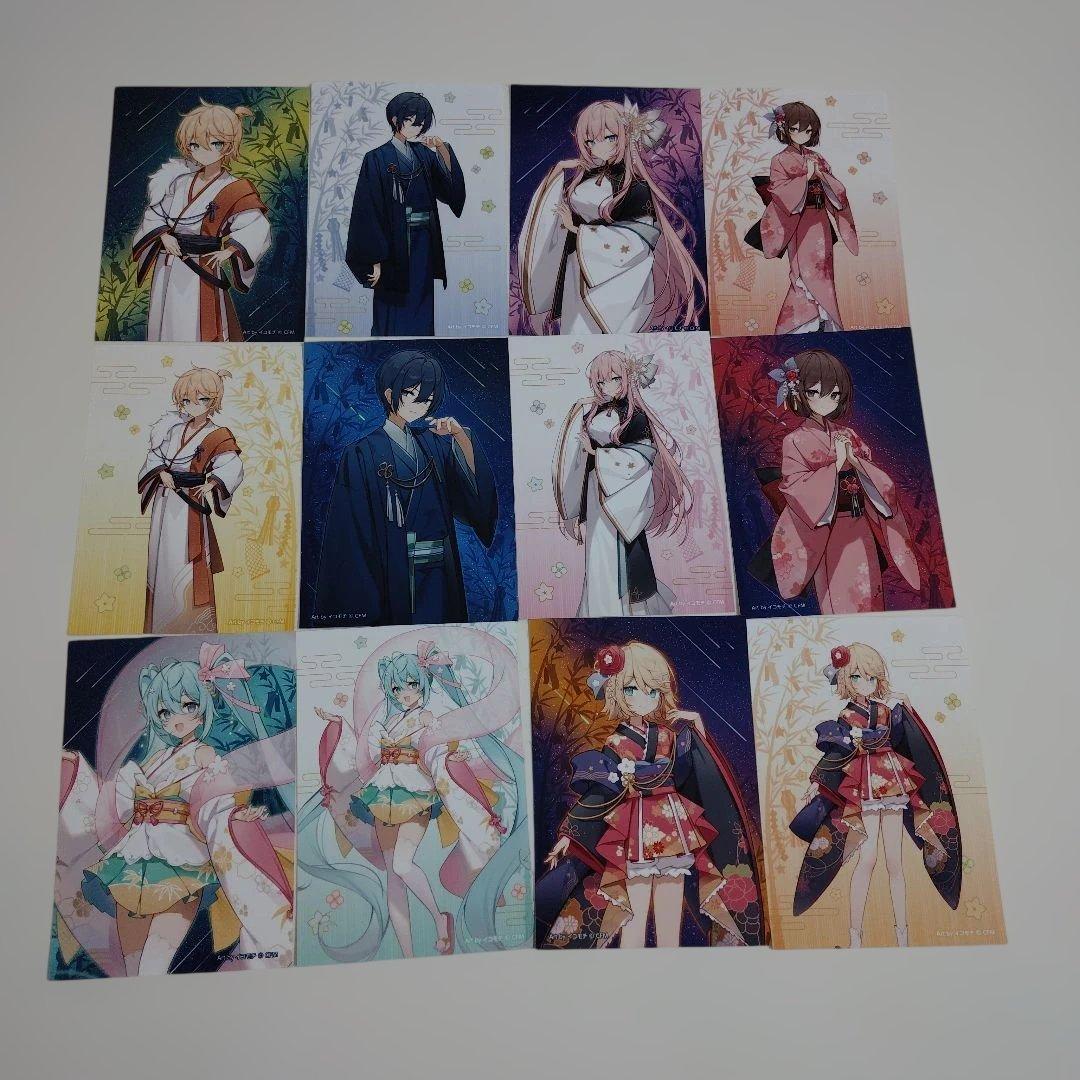 初音ミク　トレーディングブロマイド　七夕ver.　全12種　コンプセット