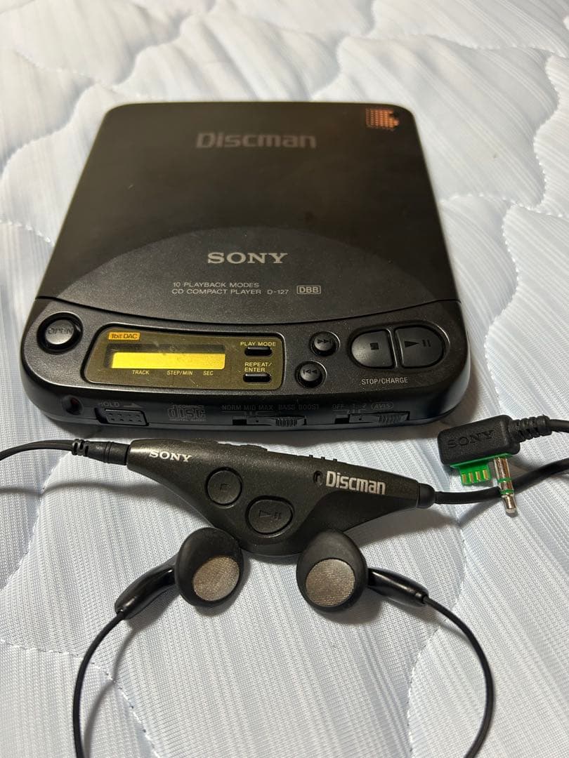 SONY 純正イヤホン付 動作確認済 ジャンク ソニー ディスクマンSONY;整体状态不佳