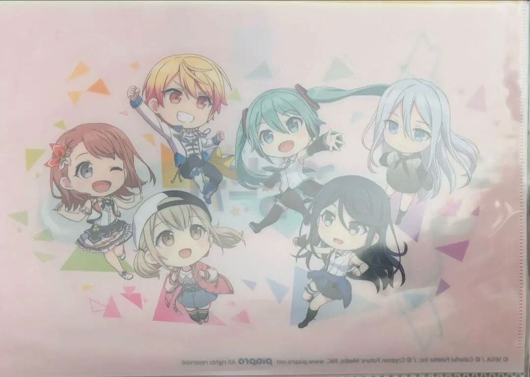 プロセカ　ぷちセカ　クリアファイル