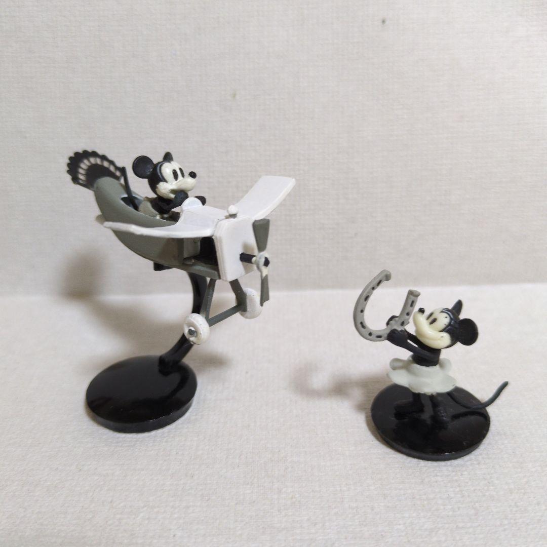 ミッキー・ミニー モノクロ フィギュアセット