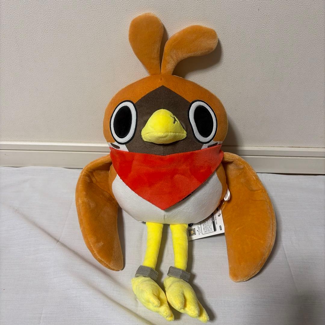ぶっとバード BIGぬいぐるみ スズメ スカーフVer