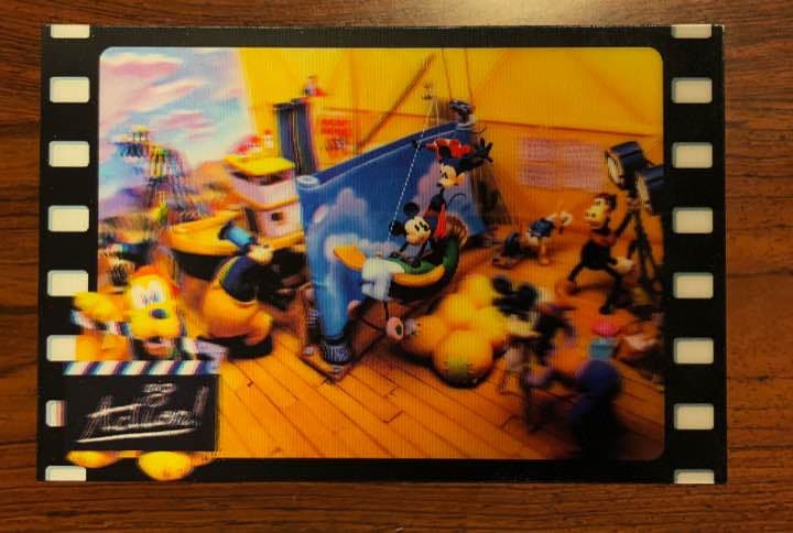 ディズニー3Dポストカード