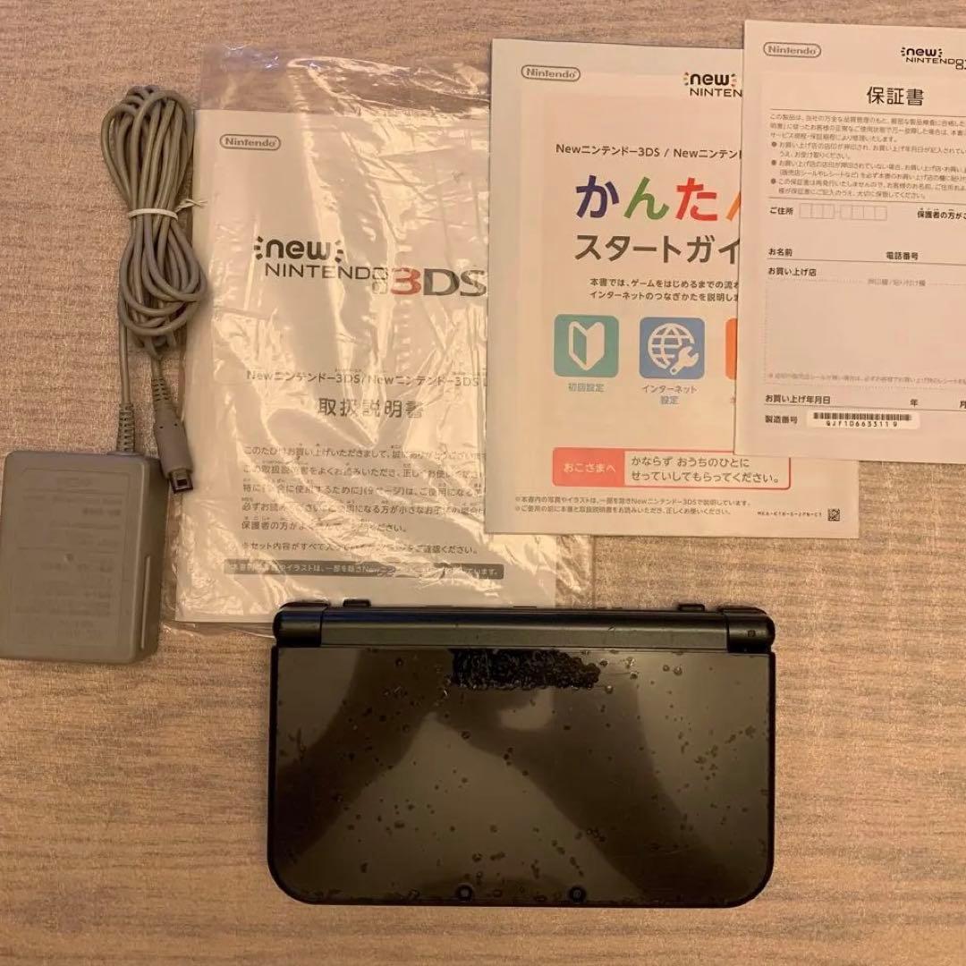 New Nintendo 3DS LL 本体 ブラックNintendo 3DS;没有明显的损伤或污渍