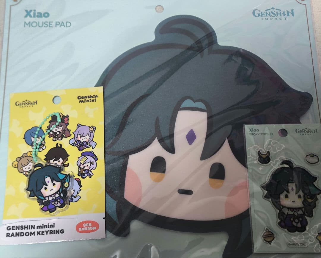 原神 Genshin minini 魈 グッズ3点セット没有明显的损伤或污渍