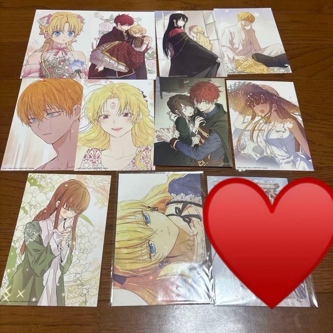 ある日、お姫様になってしまった件について ポストカード 10点セット没有明显的损伤或污渍