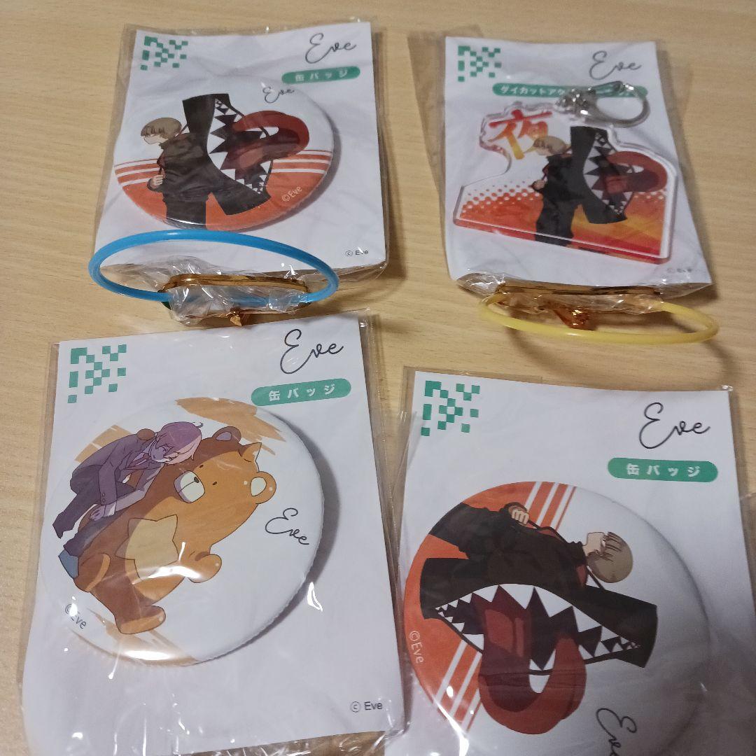 Eve 歌い手 缶バッジ アクリルキーホルダーセット 休日セール中