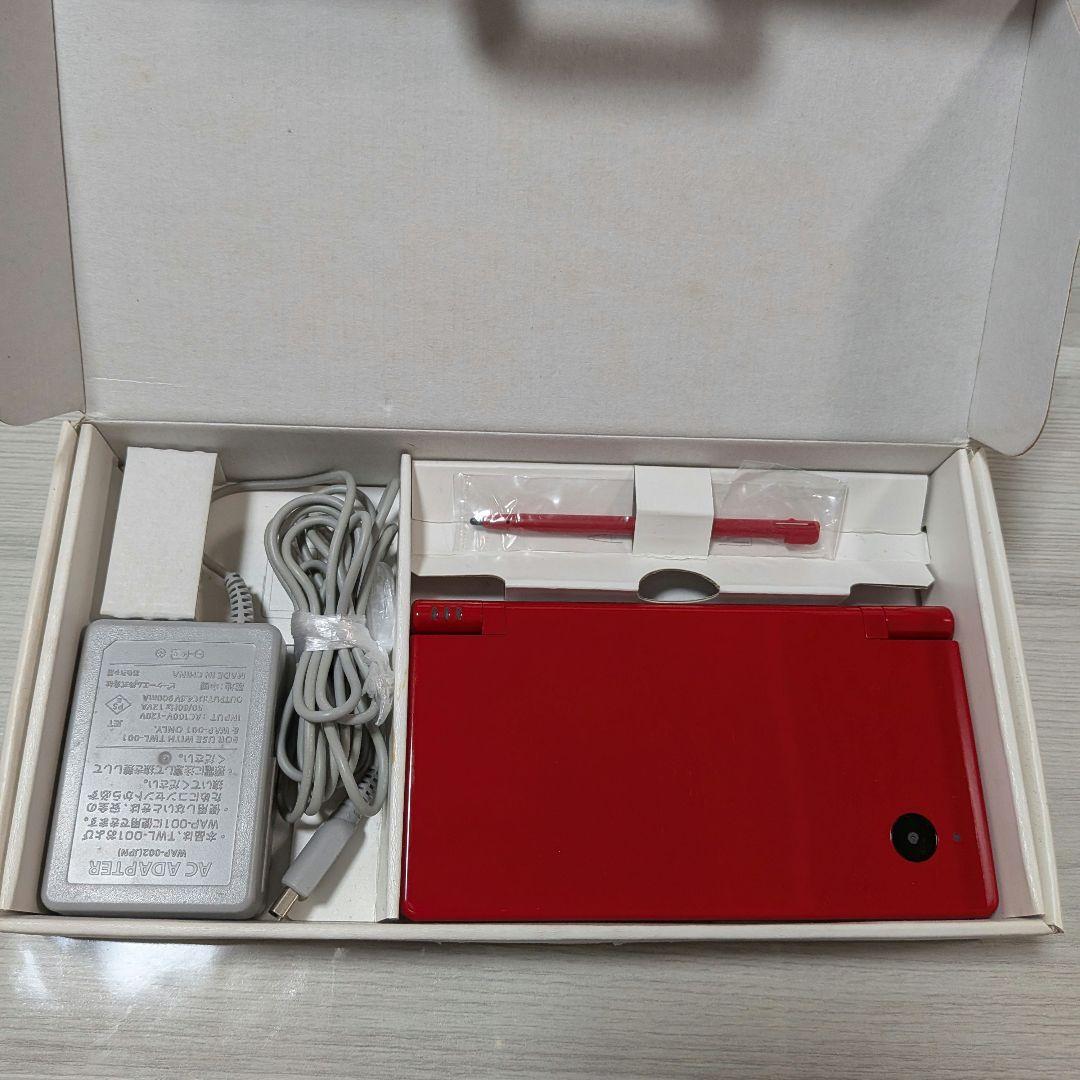 【動作確認済・美品】ニンテンドーDSi レッド本体＋脳トレソフト任天堂;没有明显的损伤或污渍