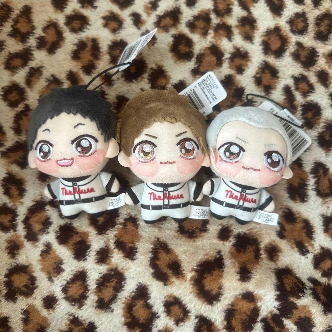 おおきく振りかぶって　ちょぴぬいぷち　３種セット　プライズ