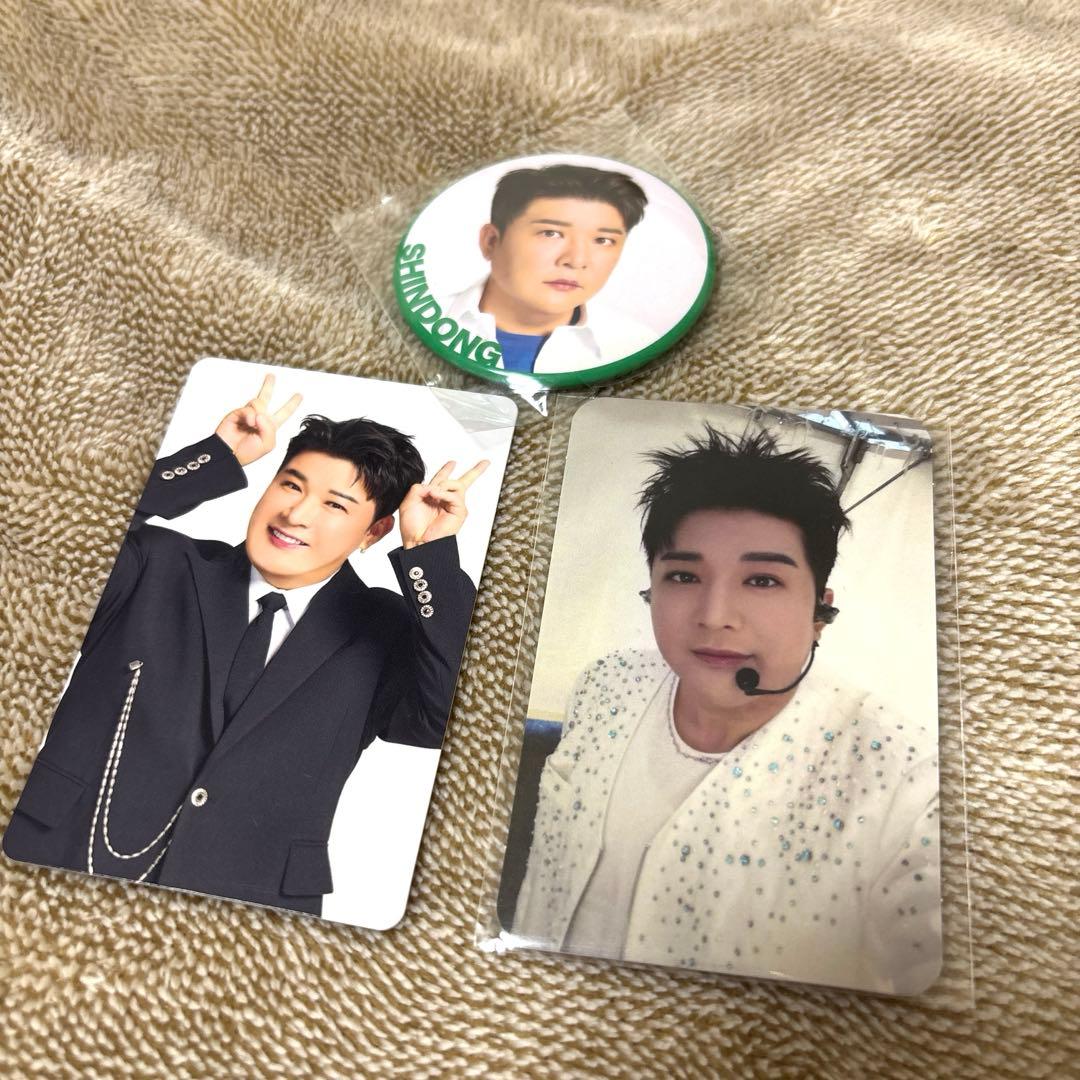 SUPERJUNIOR シンドン　SS10 トレカ　SJ Market 缶バッジ