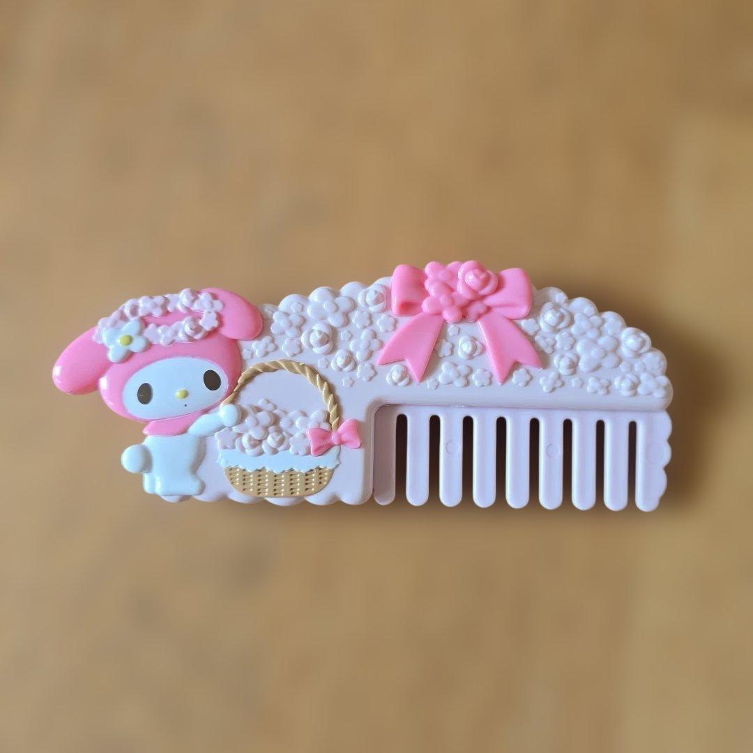My Melody ピンク　くし マイメロ レア　レトロかわいい　コーム