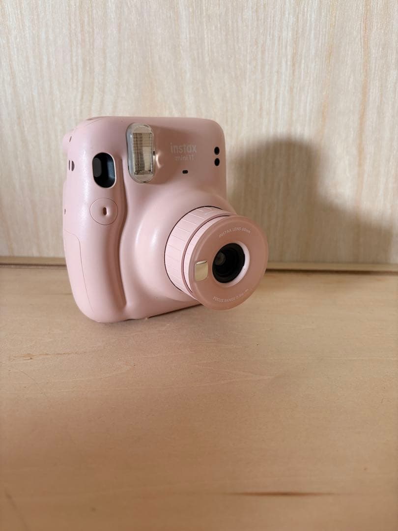 【現像確認済】FUJIFILM instax mini 11 ブラッシュピンク有损伤或污渍