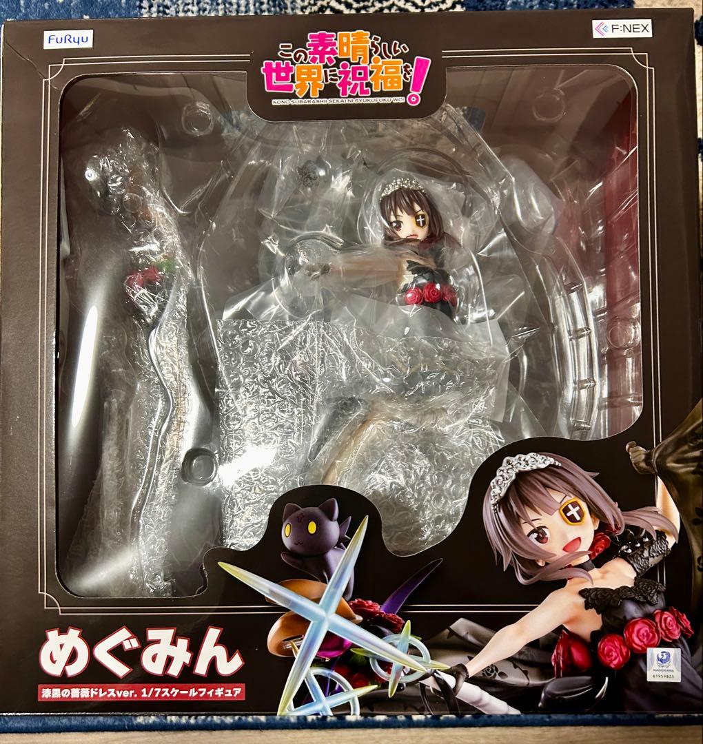 特典付き めぐみん 漆黒の薔薇ドレスver. フィギュア フリュー