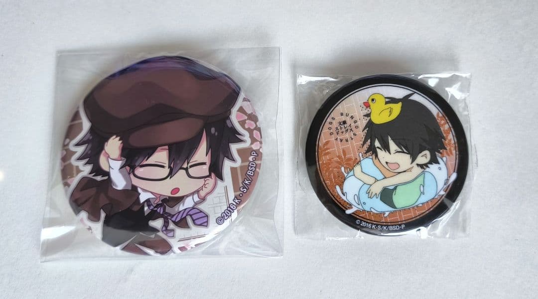 文豪ストレイドッグス 缶バッジ　江戸川乱歩有些许损伤或污渍