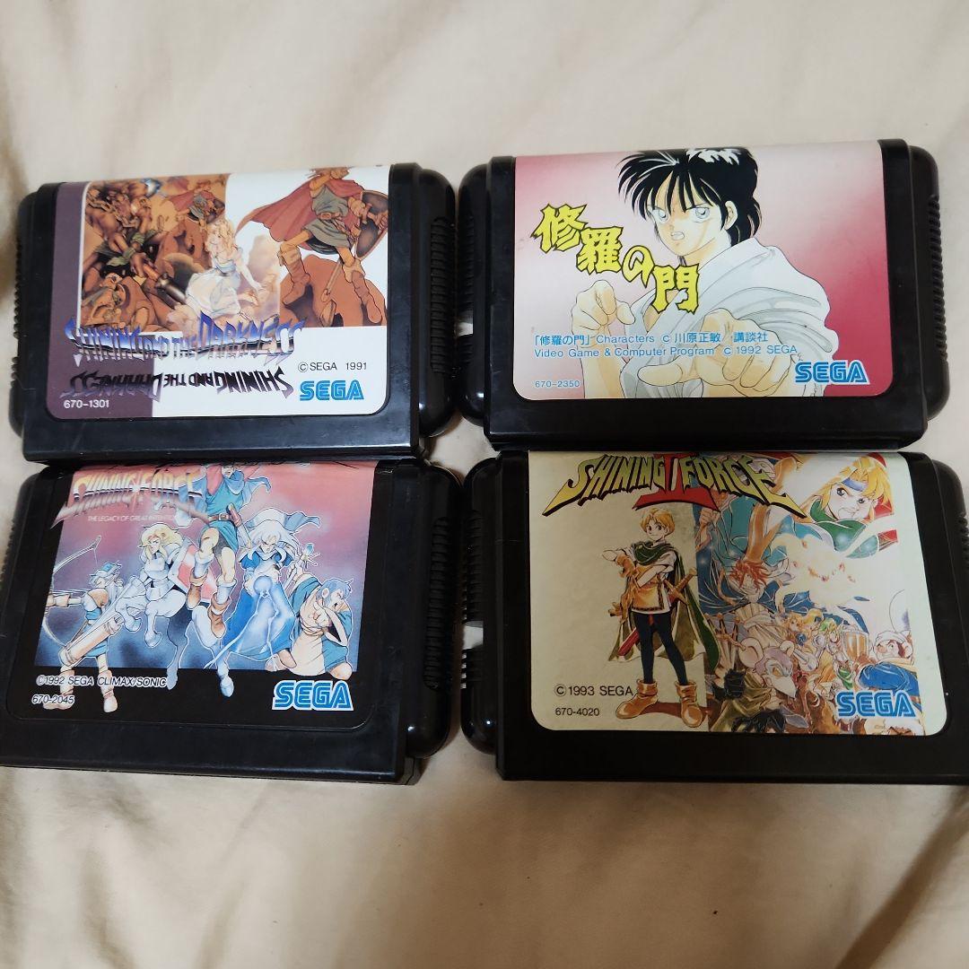 メガドライブソフト4本セット＋おまけ没有明显的损伤或污渍