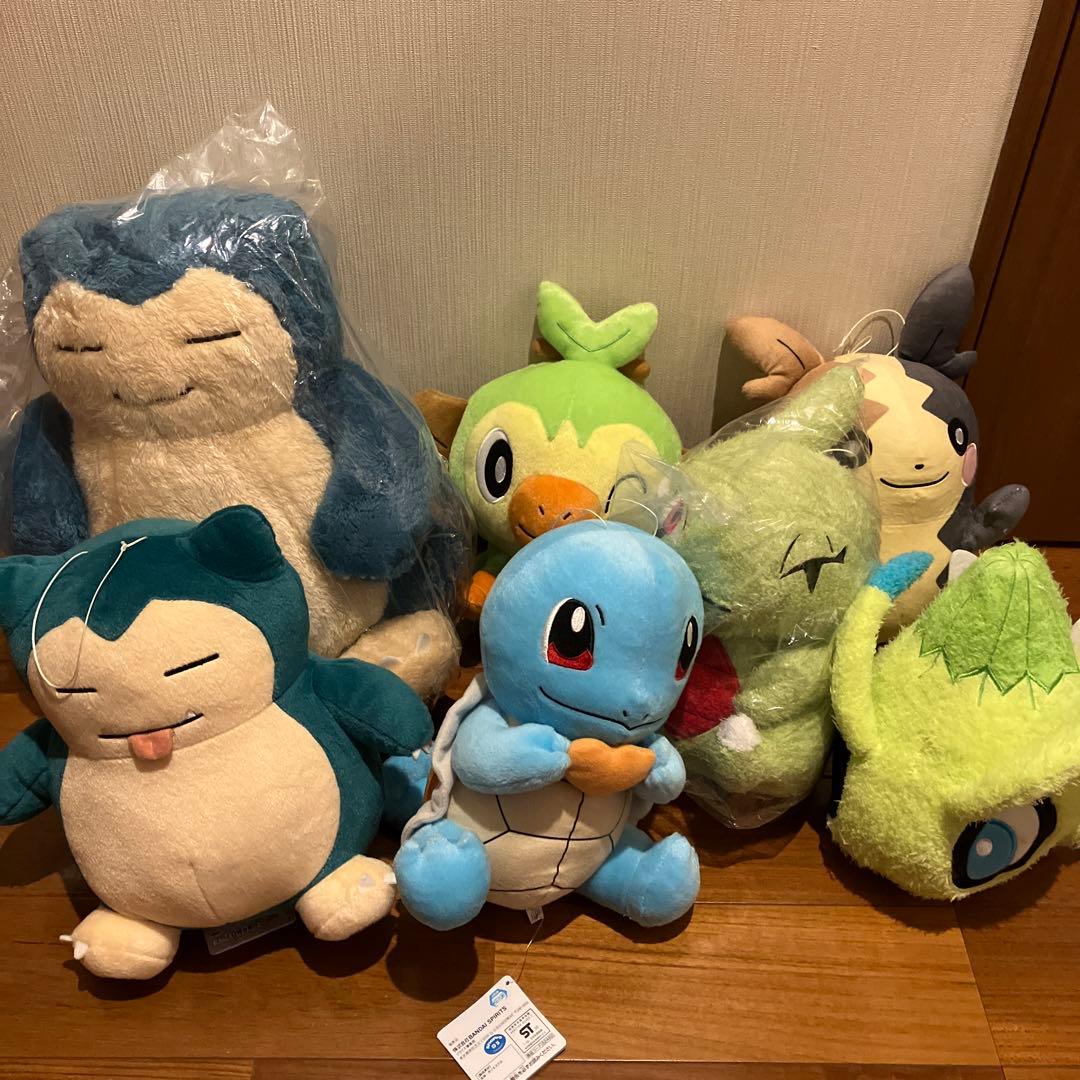 ポケモン　ぬいぐるみ　まとめ売り　タグ付きポケモン;没有明显的损伤或污渍