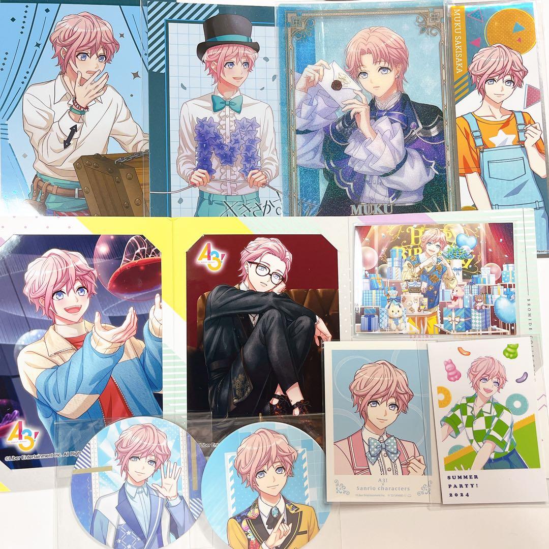 A3！ 向坂椋 エーメモ ホロカ ポスカ チェキ ブロマイド コースター キラカ