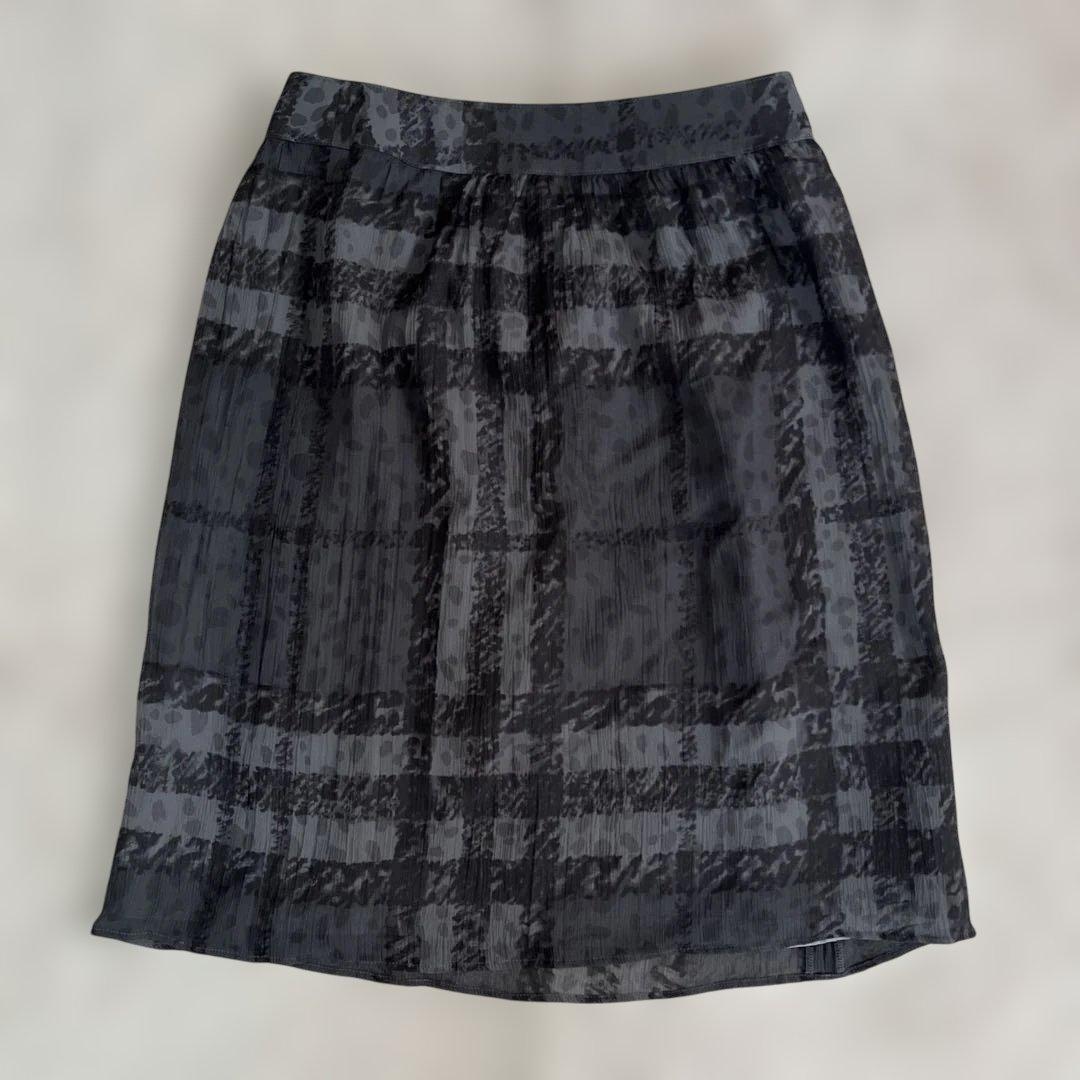 バーバリーロンドン/シルクスカートBURBERRY LONDON;没有明显的损伤或污渍