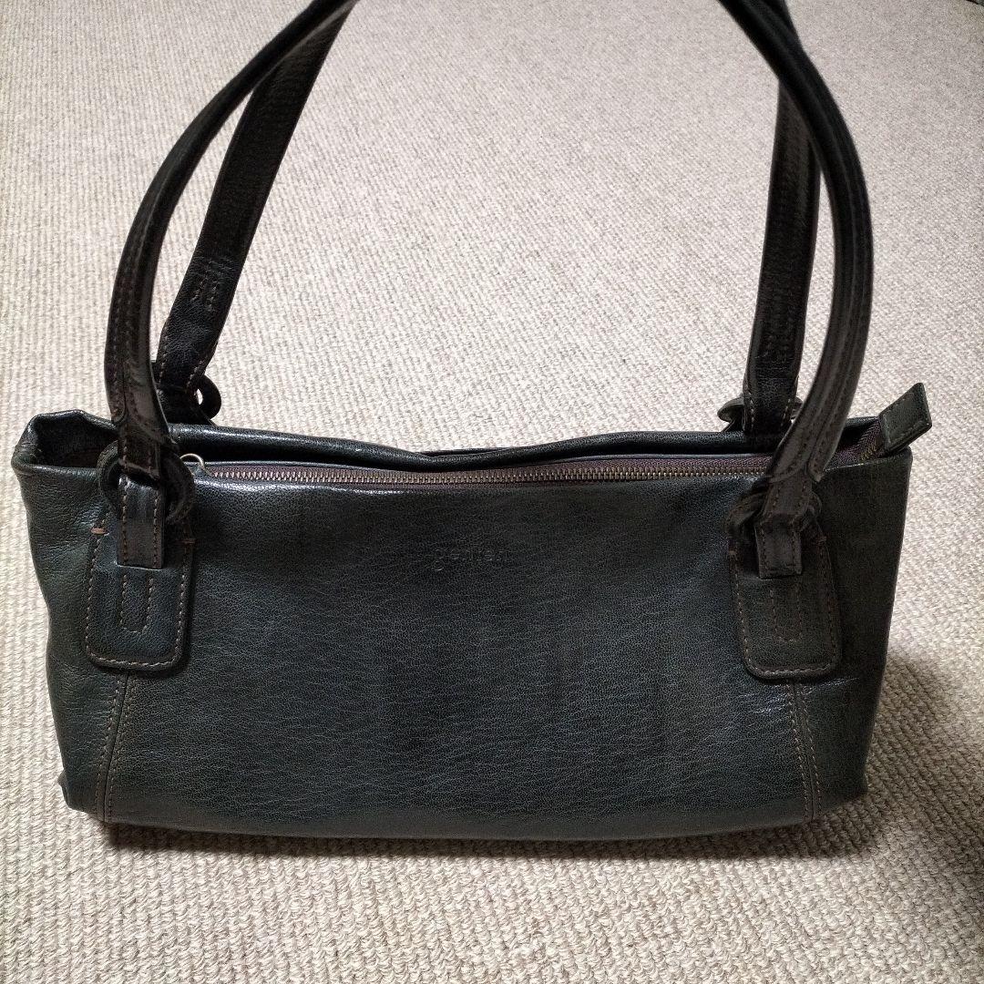 genten レザー ハンドバッグ 美品genten;接近未使用