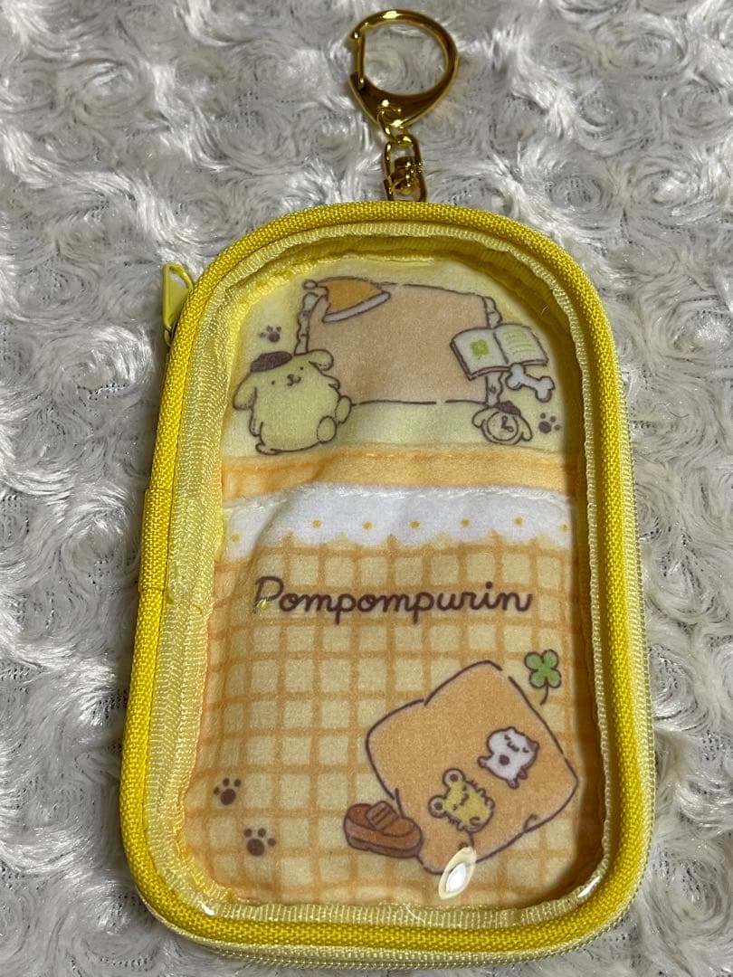 ポムポムプリン アクスタケース 状態良 ほぼ未使用 推し活 黄色 イエロー